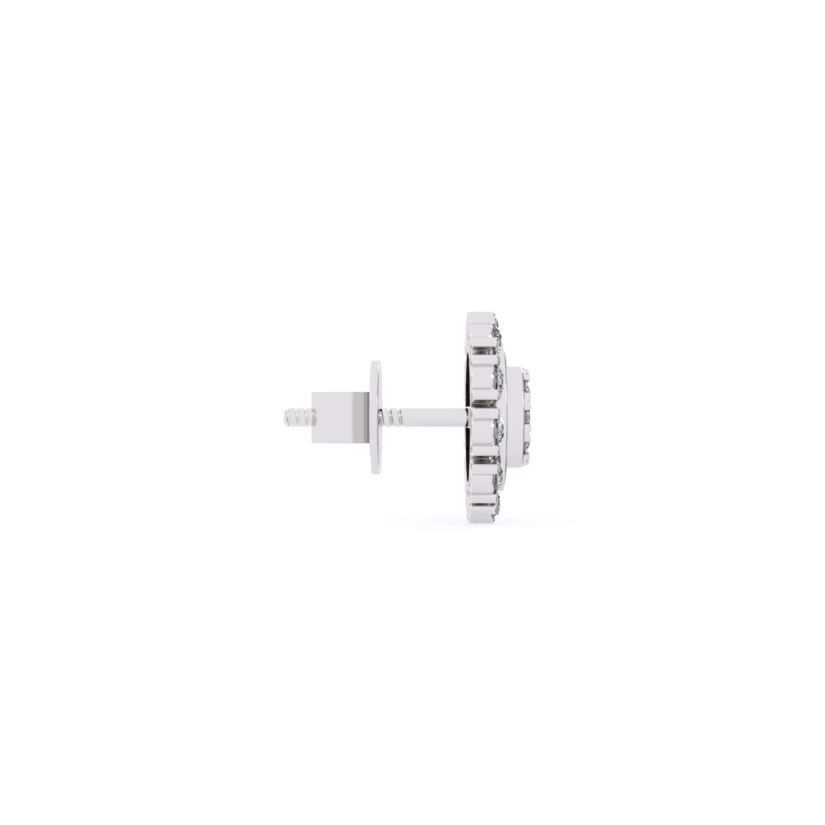 Glamorous Cluster Halo Studs Earrings
